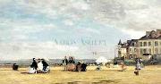 Eugene Boudin Jetty At Trouville China oil painting reproduction
